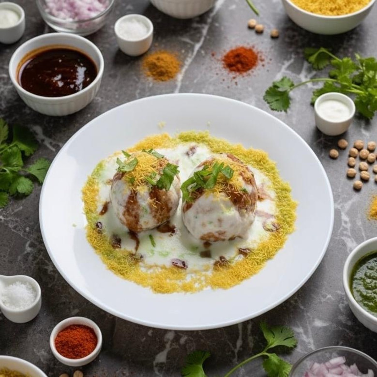 Dahi Vada - Veg Appetizers