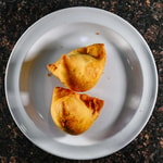 1. Veg. Samosas (2 pcs)