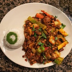 Mushroom Tarkari (Vegan) Lunch